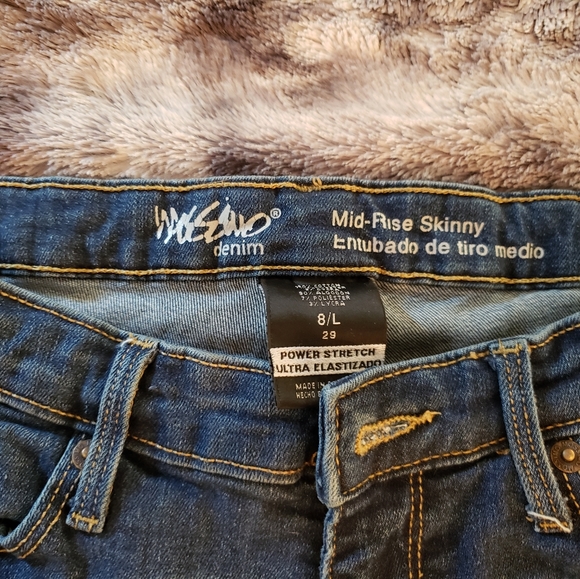 Mossimo Mid Rise Skinny Jean - Picture 2 of 2